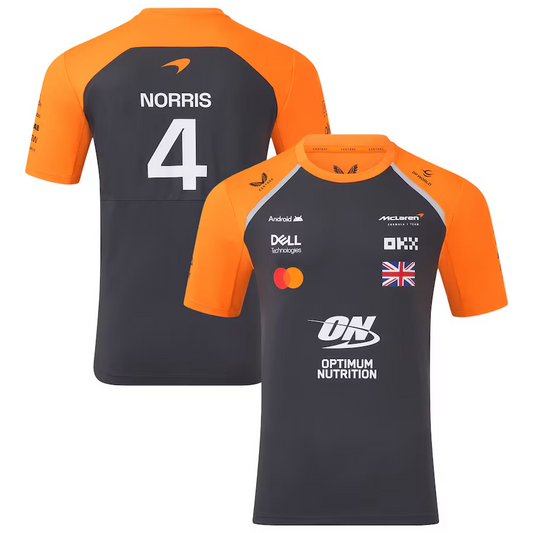McLaren F1 2025 Team Lando Norris Driver Set Up T-Shirt - Phantom