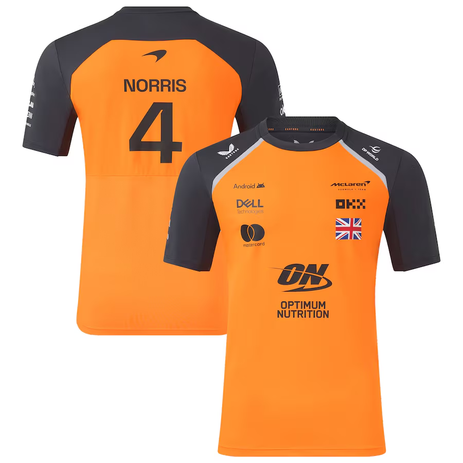 McLaren F1 2025 Team Lando Norris Driver Set Up T-Shirt - Phantom