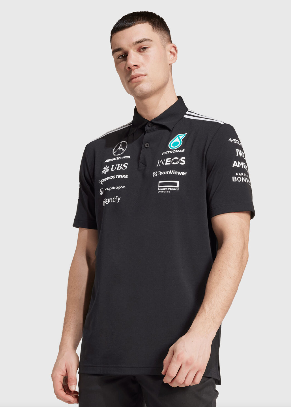Mercedes AMG Petronas F1 2025 Team Driver T-Shirt black