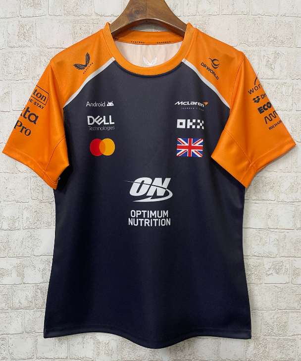 McLaren F1 2025 Team Lando Norris Driver Set Up T-Shirt - Phantom