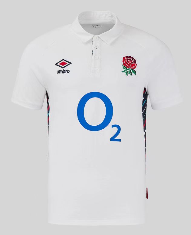 England 2025 home rugby jersey